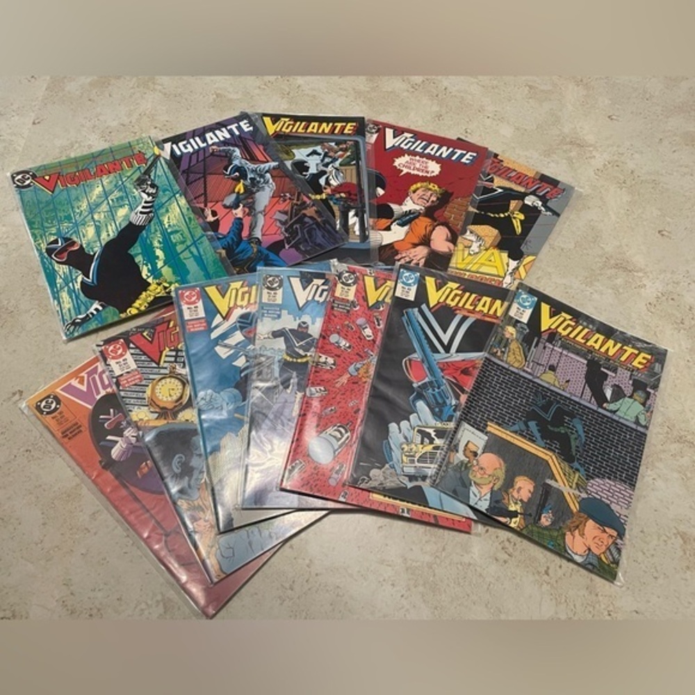 12 Set Vigilante Comics # 25, 37, 38, 39, 40, 41, 43, 44, 45, 48, 49, 50